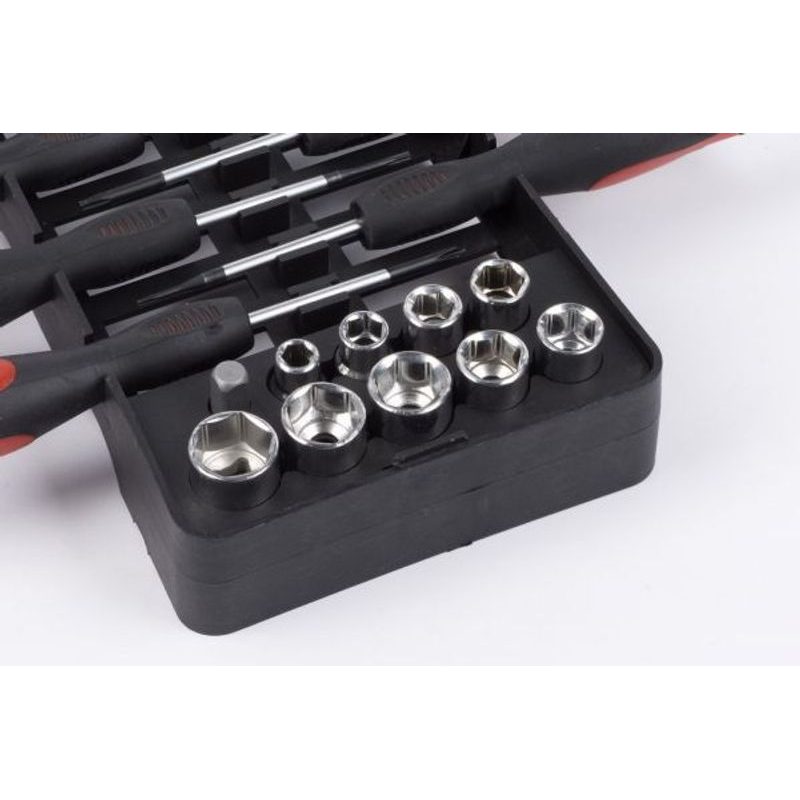 KREATOR KRT400004 SADA ŠROUBOVÁKŮ A BITŮ 44KS - SADY ŠROUBOVÁKŮ - RUČNÍ NÁŘADÍ