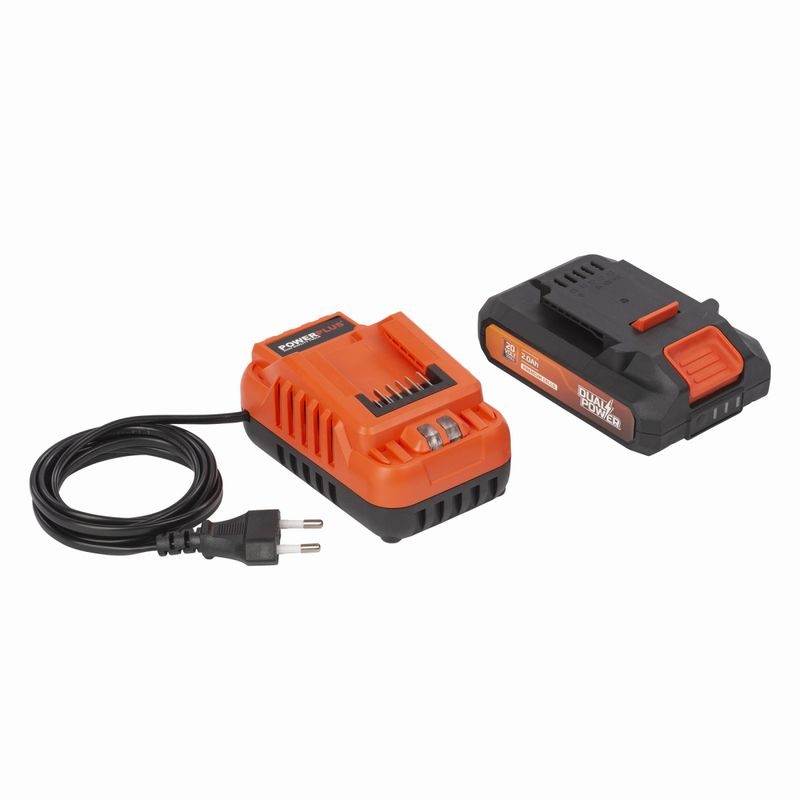 POWERPLUS POWDPO1110 AKU ŠROUBOVÁK / VRTAČKA S PŘÍKLEPEM 20V SET - AKU ŠROUBOVÁK 18V - 20V - AKU NÁŘADÍ