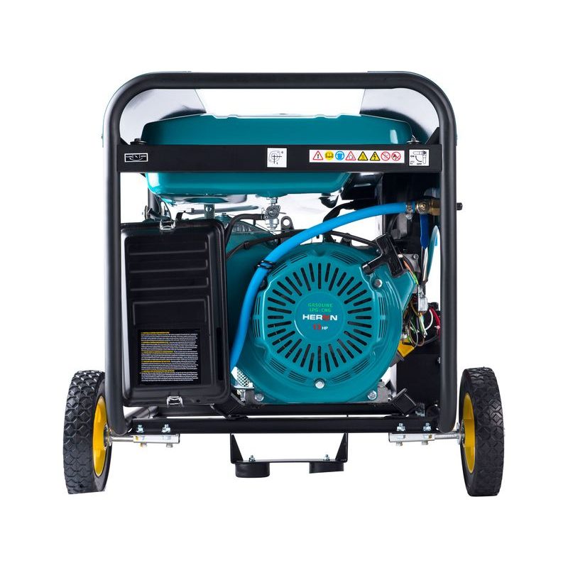 HERON LPGG 50 ELEKTROCENTRÁLA BENZÍNOVÁ A PLYNOVÁ (LPG/NG) 13HP/5,5KW, ELEKTRICKÝ START, PODVOZEK, 8896318 - PLYNOVÉ ELEKTROCENTRÁLY - ELEKTROCENTRÁLY