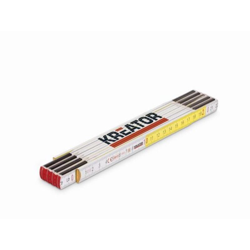 KREATOR KRT701002 SKLÁDACÍ METR DŘEVĚNÝ - SKLÁDACÍ METRY - MĚŘÍCÍ TECHNIKA