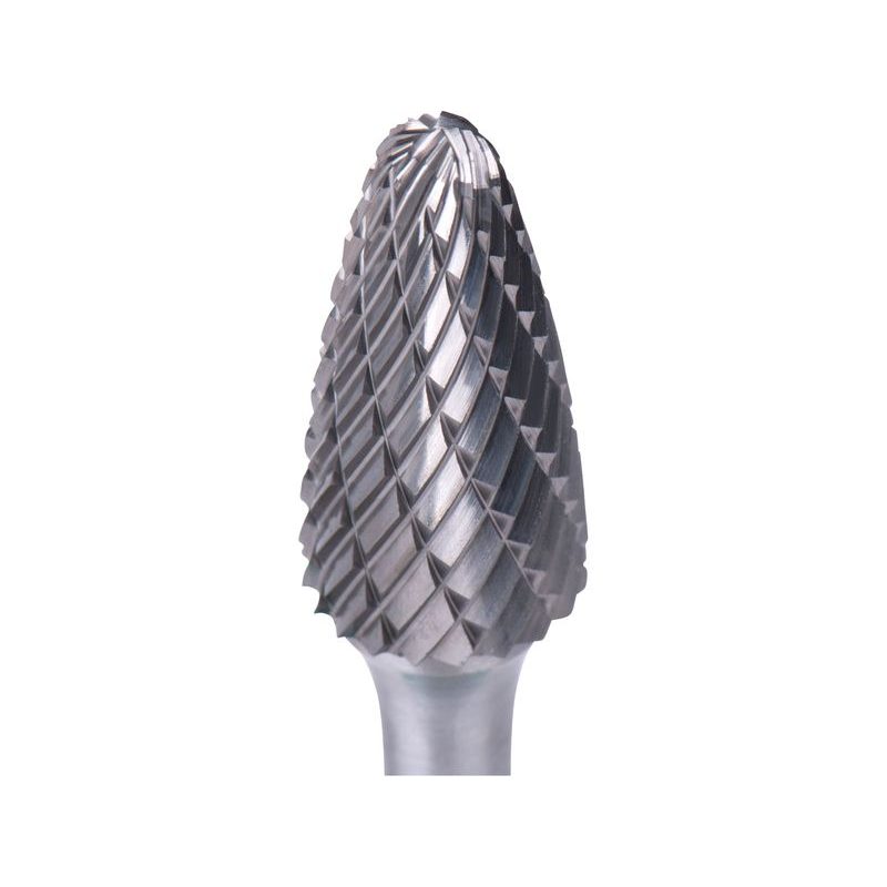 EXTOL INDUSTRIAL FRÉZA KARBIDOVÁ, KULATÝ OBLOUK, PR.12X25MM/STOPKA 6MM,SEK STŘEDNÍ (DOUBLE-CUT), 8703755 - STOPKOVÉ FRÉZKY - PŘÍSLUŠENSTVÍ