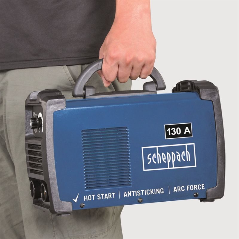 SCHEPPACH WSE1000 SVÁŘECÍ INVERTOR 130 A S PŘÍSLUŠENSTVÍM - SVÁŘECÍ INVENTORY - ELEKTRICKÉ NÁŘADÍ