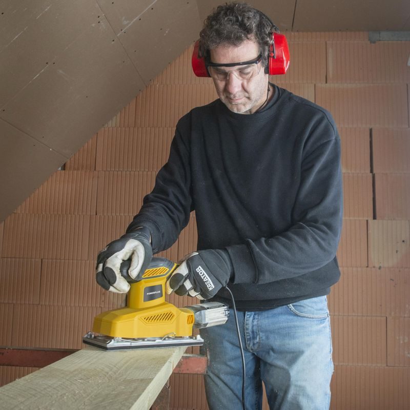 POWERPLUS POWX04410 VIBRAČNÍ BRUSKA 350 W - VIBRAČNÍ BRUSKY - ELEKTRICKÉ NÁŘADÍ