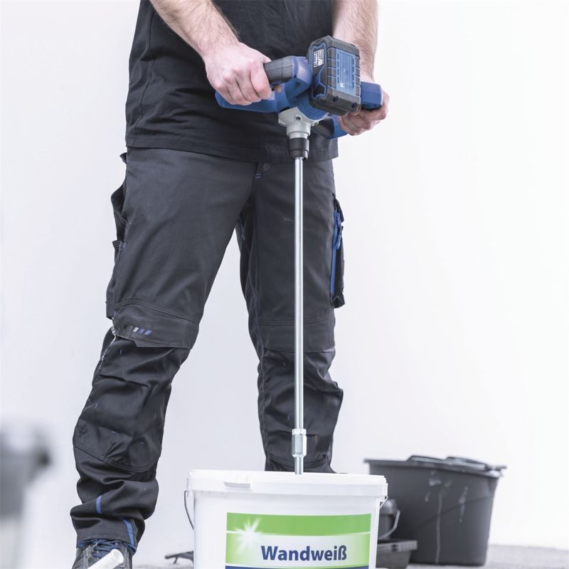 SCHEPPACH BC-PMX100-X-SET L 20 V IXES AKU MÍCHADLO STAVEBNÍCH MATERIÁLŮ + 4AH BATERIE + NABÍJEČKA 2,4 A - AKU SPECIALITY - AKU NÁŘADÍ