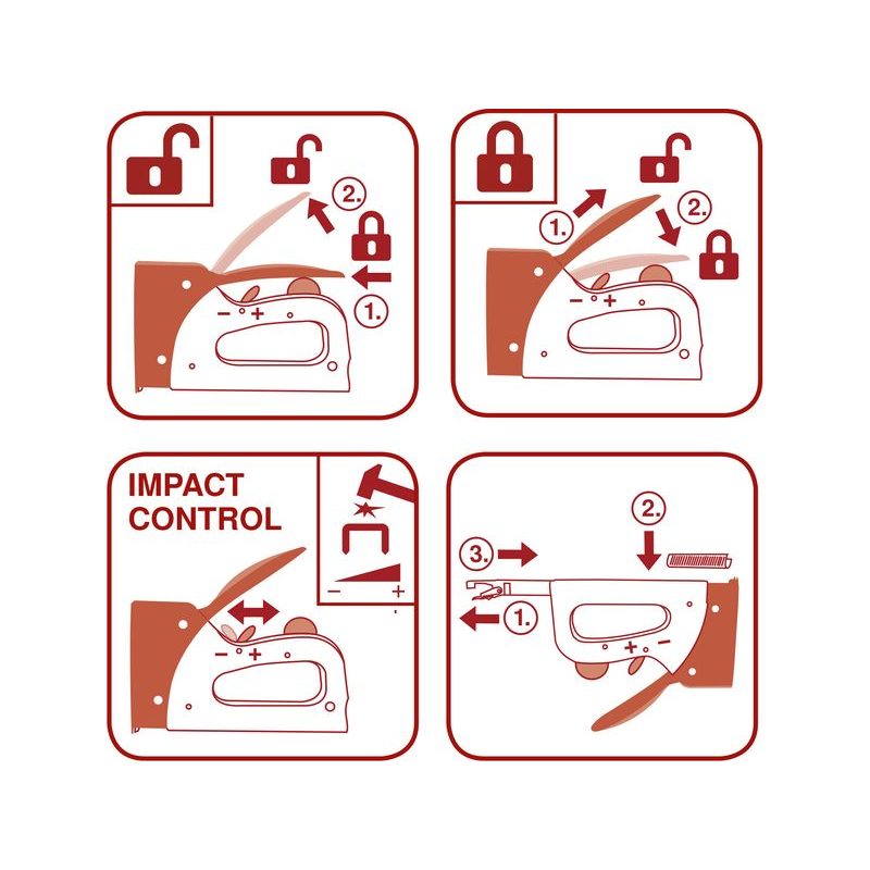 FORTUM PISTOLE SPONKOVACÍ, 6-16MM, 4770702 - SPONKOVACÍ PISTOLE A SPONY - RUČNÍ NÁŘADÍ