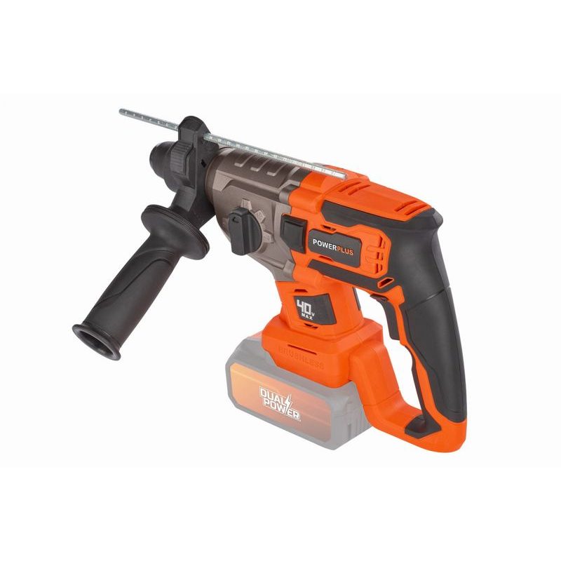 POWERPLUS POWDP15680 AKU KOMBINOVANÉ KLADIVO 40V BEZUHLÍKOVÉ (BEZ AKU) - AKU VRTACÍ, SEKACÍ A KOMBINOVANÁ KLADIVA - AKU NÁŘADÍ