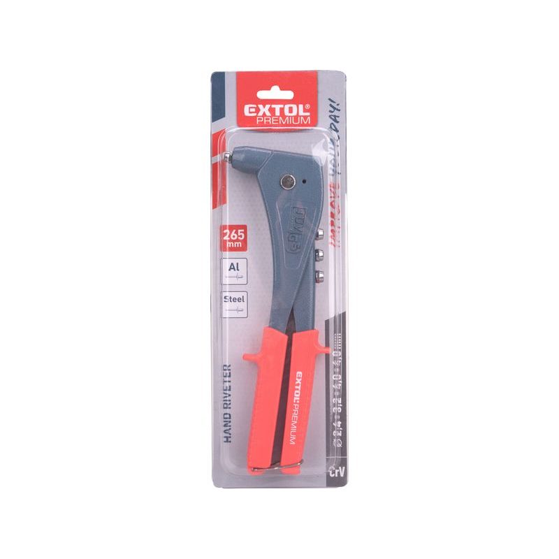 EXTOL PREMIUM KLEŠTĚ NÝTOVACÍ, 265MM, 8813725 - NÝTOVACÍ KLEŠTĚ - RUČNÍ NÁŘADÍ
