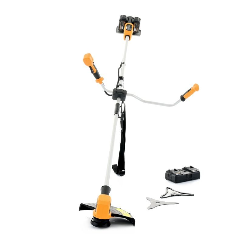 RIWALL PRO RABC 2620I SET AKU KŘOVINOŘEZ 2 X 20 V + 2X 4 AH BATERIE + DUÁLNÍ RYCHLONABÍJEČKA 4,5 A - AKU KŘOVINOŘEZY - ZAHRADA