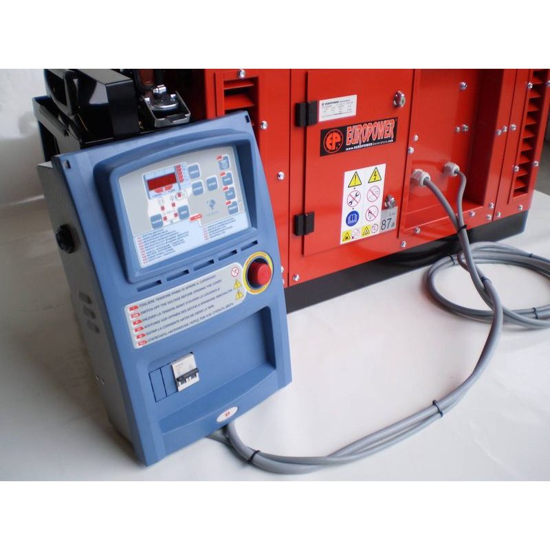 EUROPOWER EPS6500TE SILENT ATS KRYTÁ TŘÍFÁZOVÁ ELEKTROCENTRÁLA S VÝKONEM 7 KVA/400V - EUROPOWER - ELEKTROCENTRÁLY