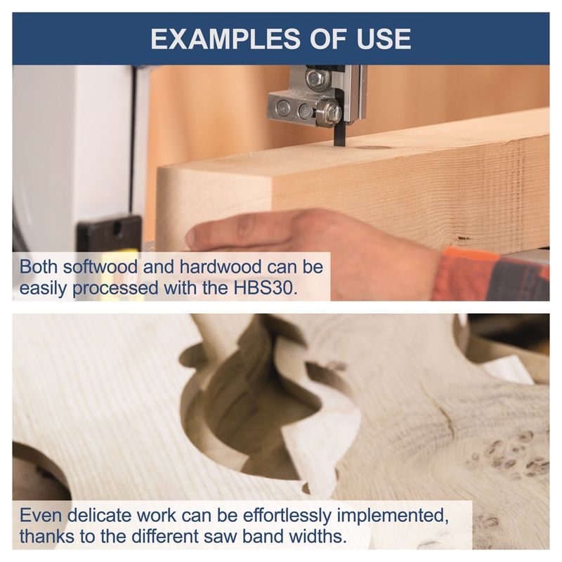 SCHEPPACH HBS 30 PÁSOVÁ PILA - PÁSOVÉ PILY NA DŘEVO - DŘEVOOBRÁBĚCÍ STROJE