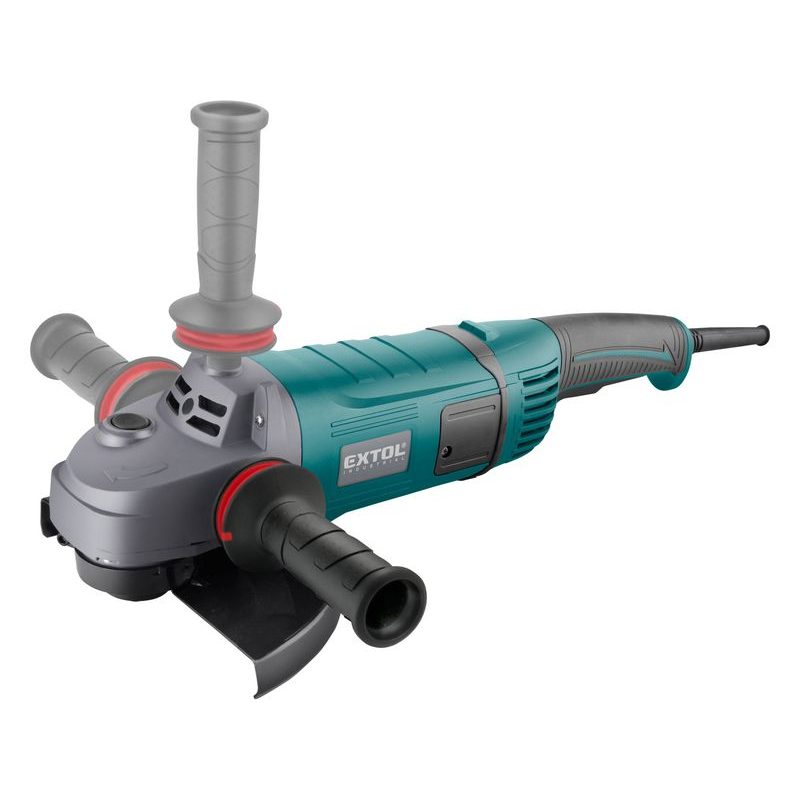 EXTOL INDUSTRIAL BRUSKA ÚHLOVÁ, OTOČNÁ RUKOJEŤ, 230MM, 2600W, 8792060 - ÚHLOVÁ BRUSKA 230 MM - ELEKTRICKÉ NÁŘADÍ