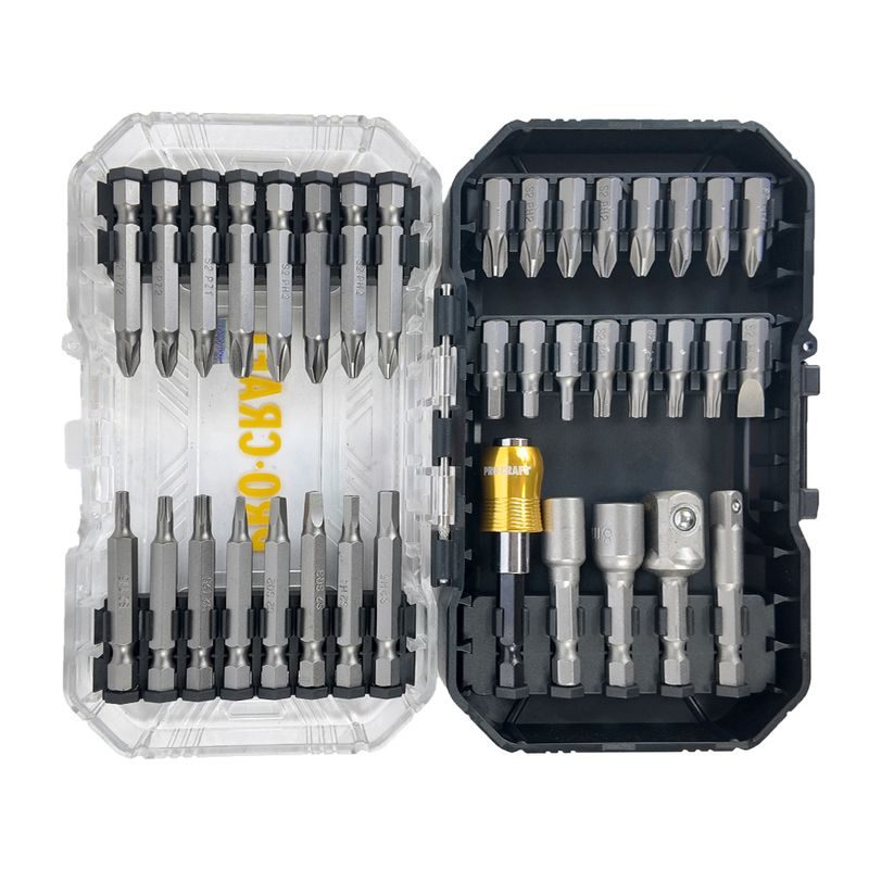 AKU VRTACÍ ŠROUBOVÁK PROCRAFT PA18LIH SE SADOU BITŮ BS-37 | SPA18LIH-1B-C/BS-37 PROCRAFT - AKU ŠROUBOVÁK 18V - 20V - AKU NÁŘADÍ