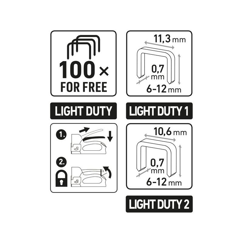 EXTOL PREMIUM PISTOLE SEŠÍVACÍ/SPONKOVACÍ 3FUNKČNÍ, 6-12MM, VČETNĚ 100KS SPON, 8851105 - SPONKOVACÍ PISTOLE A SPONY - RUČNÍ NÁŘADÍ