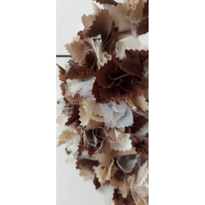 VELIKONOČNÍ VĚNEC HNĚDO-BĚŽOVÝ PR. 28 CM - DEKORAČNÍ VĚNCE - JARNÍ, VELIKONOČNÍ - DŮM A DOMÁCNOST, ELEKTRO..