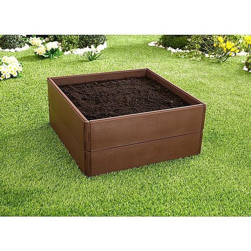 VYVÝŠENÝ ZÁHON 8-DÍLNÝ, PLAST, 57X13CM - VYVÝŠENÉ ZÁHONY - ZAHRADA