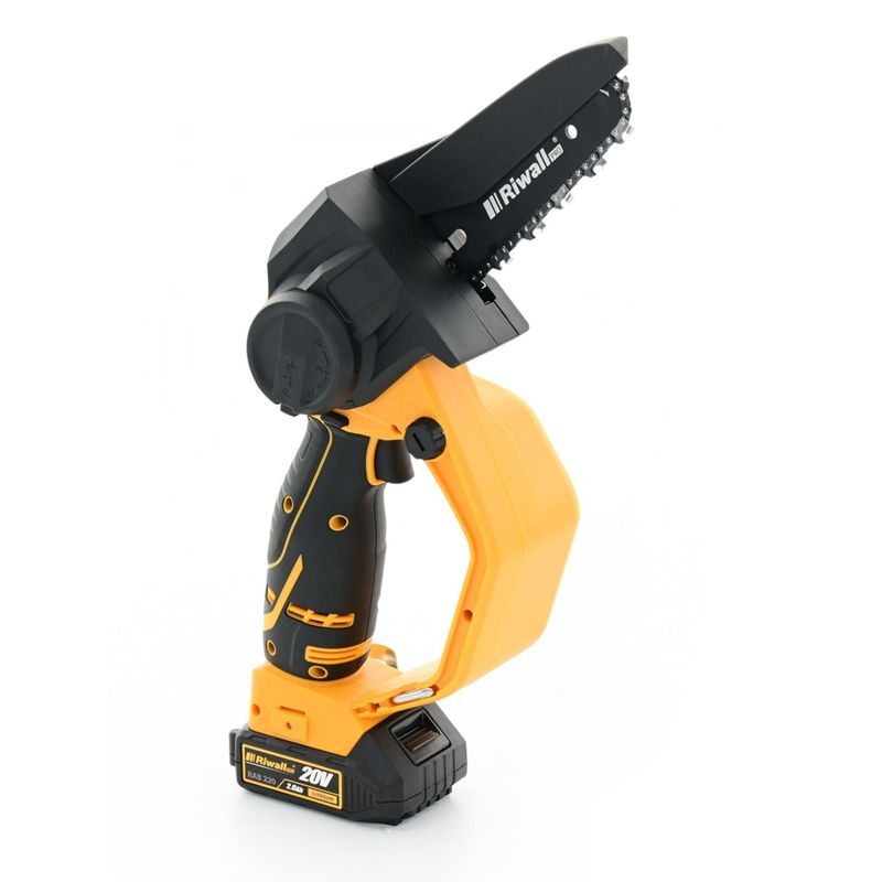 RIWALL PRO RAHS 1820I SET AKU RUČNÍ ŘETĚZOVÁ PILA 20 V S BEZUHLÍKOVÝM MOTOREM + 2AH BATERIE + NABÍJEČKA - PROŘEZÁVACÍ PILY - ZAHRADA