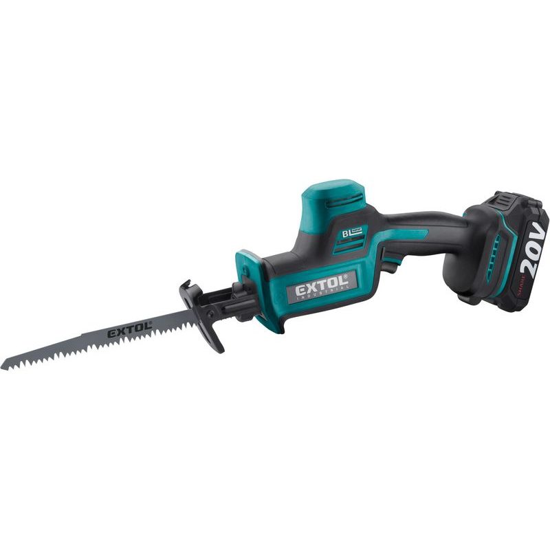 EXTOL INDUSTRIAL PILA OCASKA AKU SHARE20V, BRUSHLESS, 2AH, 8791828 - AKU PILY OCASKY - AKU NÁŘADÍ