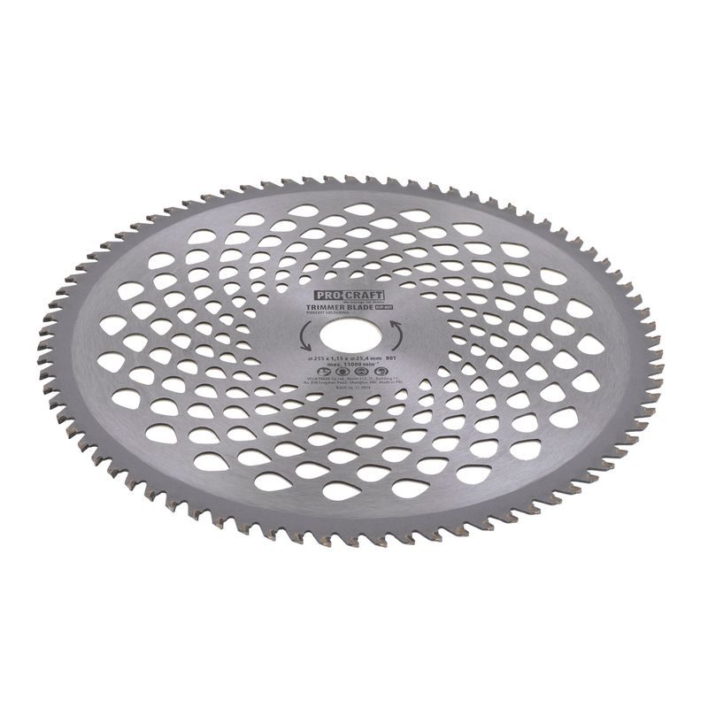 NŮŽ KŘOVINOŘEZU (KOTOUČ) (D255*25.4) 80T PROCRAFT | H-80T PROCRAFT - ŽACÍ LISTY - NOŽE - ZAHRADA