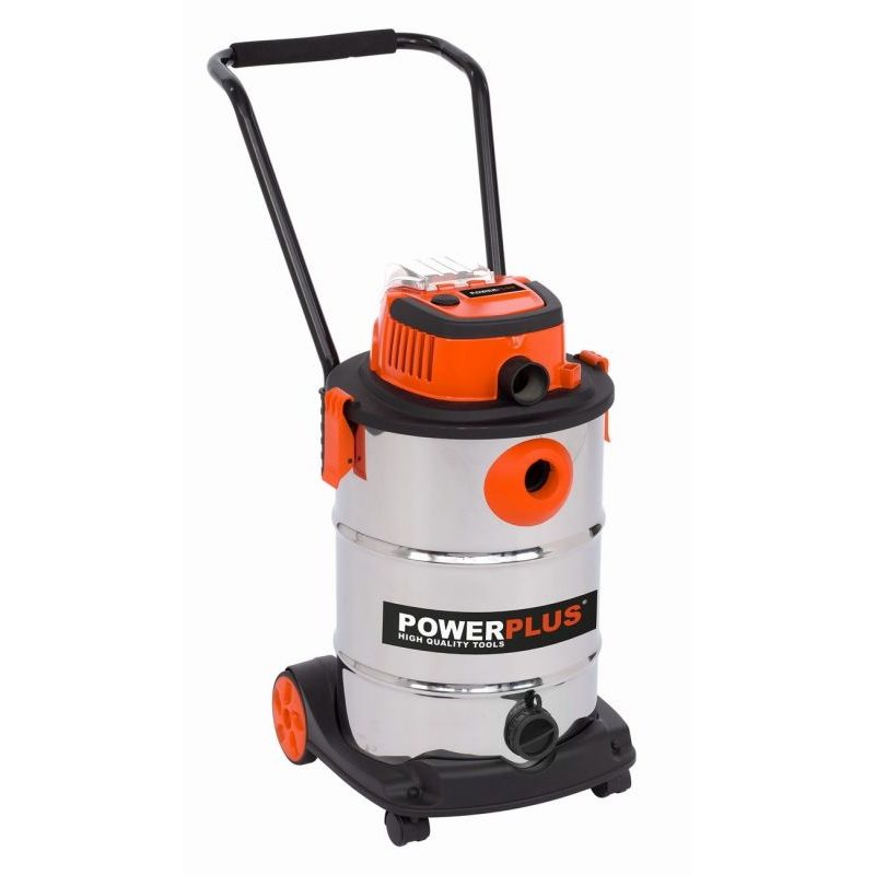 POWERPLUS POWDP6050 AKU VYSAVAČ SUCHO/MOKRO 20V (BEZ AKU) 30L - AKU VYSAVAČE, FUKARY - AKU NÁŘADÍ