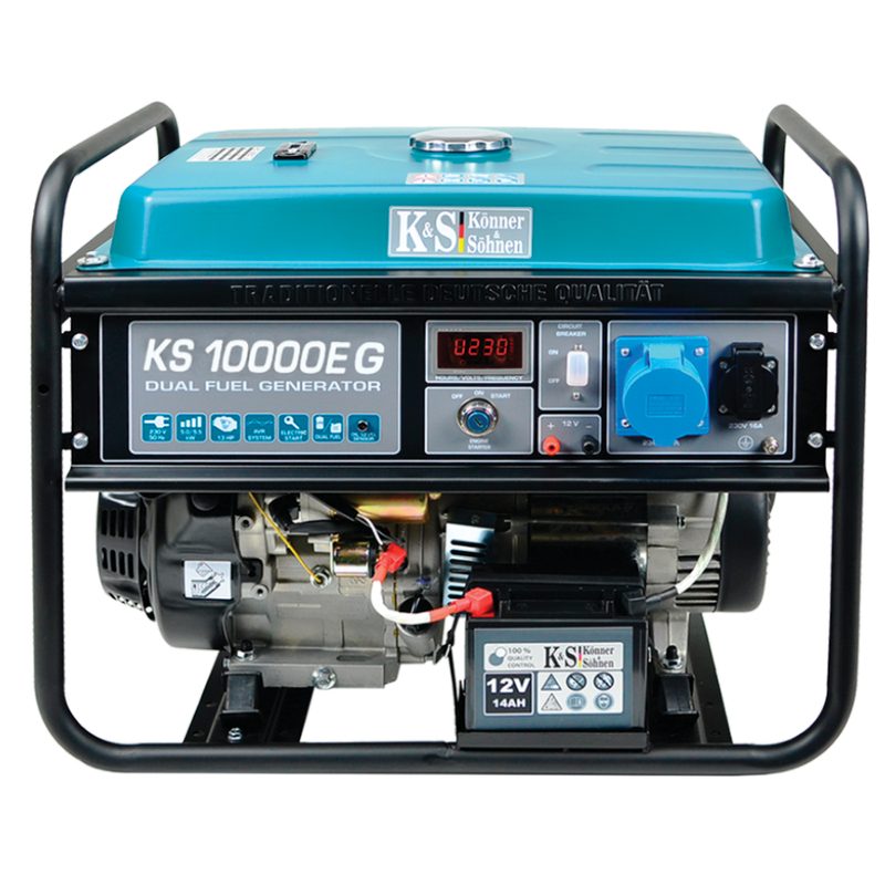 KÖNNER & SÖHNEN CZ KÖNNER & SÖHNEN LPG/BENZÍNOVÁ ELEKTROCENTRÁLA KS 10000E G - JEDNOFÁZOVÉ CENTRÁLY - ELEKTROCENTRÁLY