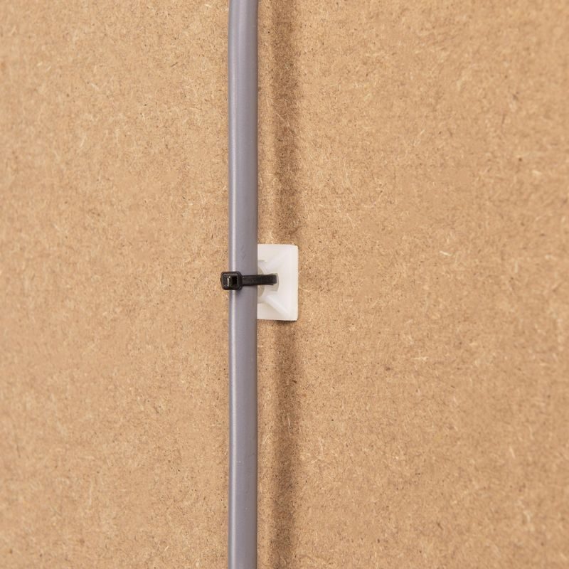 PREMION PREP00033 KABELOVÁ PŘÍCHYTKA SAMOLEPÍCÍ BÍLÁ 19 X 19MM 100KS - STAHOVACÍ PÁSKY, ZDRHY - DÍLNA A GARÁŽ