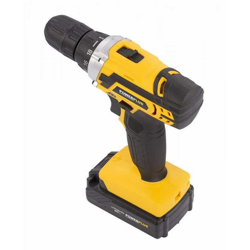POWERPLUS POWX00501 AKU ŠROUBOVÁK / VRTAČKA 20V LI-ION 3BAT - AKU ŠROUBOVÁK 18V - 20V - AKU NÁŘADÍ