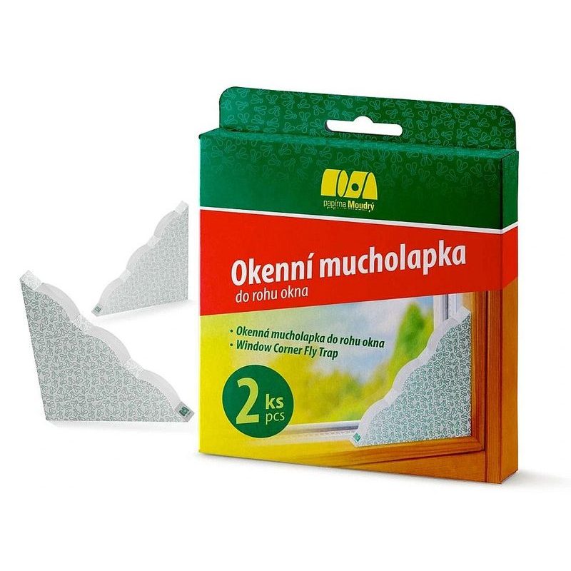 OKENNÍ ROHOVÁ MUCHOLAPKA 2 KS/BAL. - OKENNÍ SÍTĚ PROTI HMYZU - DŮM A DOMÁCNOST, ELEKTRO..