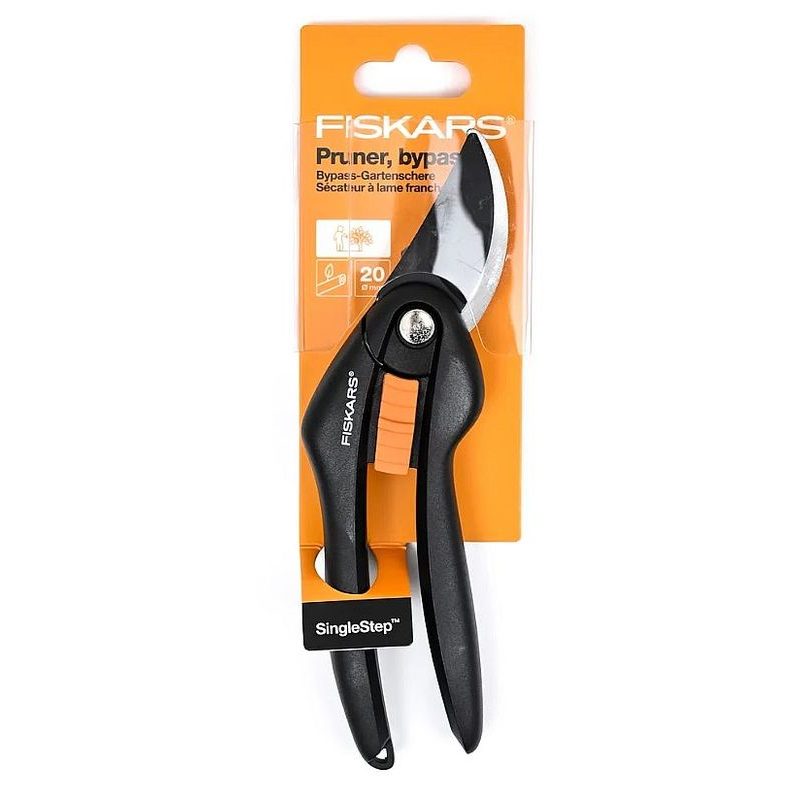 NŮŽKY ZAHRADNÍ FISKARS SINGLESTEP P26, 2-ČEPELOVÉ, PR. STŘIHU 20MM - ZAHRADNÍ NŮŽKY - ZAHRADA