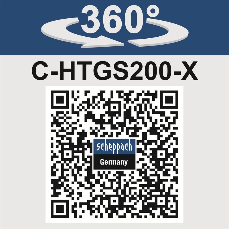 SCHEPPACH C-HTGS200-X-SET S 20 V IXES AKU NŮŽKY NA TRÁVU A KEŘE + 2AH BATERIE + NABÍJEČKA 2,4 A - NŮŽKY NA TRÁVU - ZAHRADA