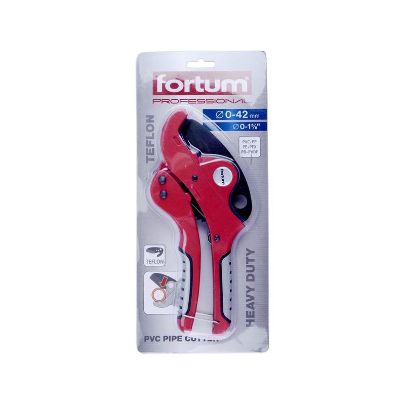 FORTUM NŮŽKY NA PLASTOVÉ TRUBKY, O 0-42MM, TROJÚHEL. BŘIT, 4775011 - NŮŽKY NA PLASTOVÉ TRUBKY (PPR) - RUČNÍ NÁŘADÍ
