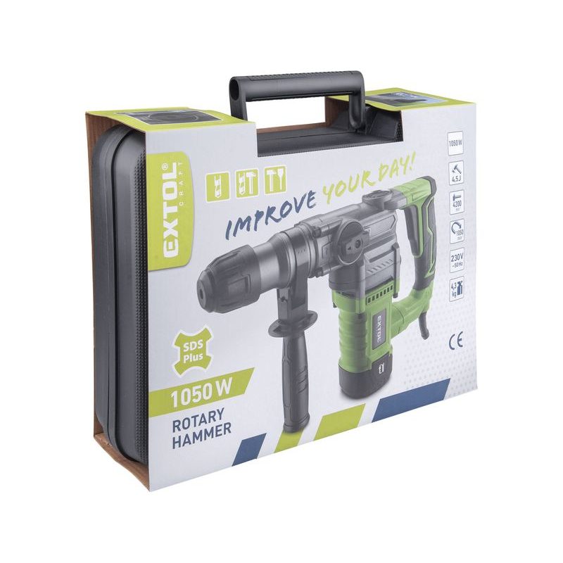 EXTOL CRAFT KLADIVO VRTACÍ, SDS PLUS, 4,5J, 401233 - VRTACÍ KLADIVA SDS + - ELEKTRICKÉ NÁŘADÍ