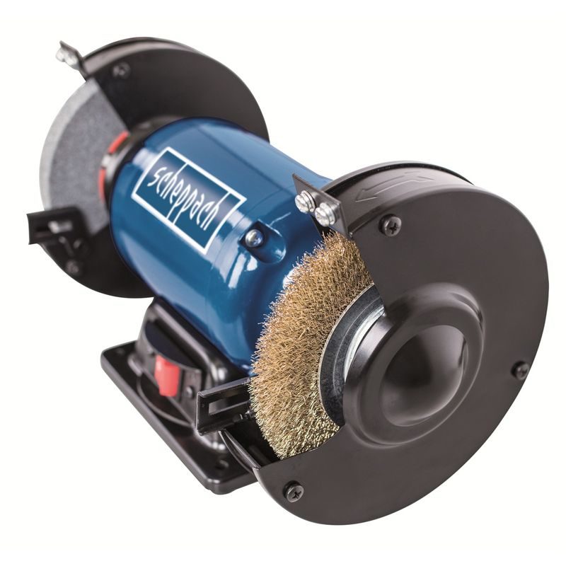 SCHEPPACH SM 150 LB DVOUKOTOUČOVÁ BRUSKA ( KOTOUČ / KARTÁČ ) - DVOUKOTOUČOVÉ BRUSKY - ELEKTRICKÉ NÁŘADÍ