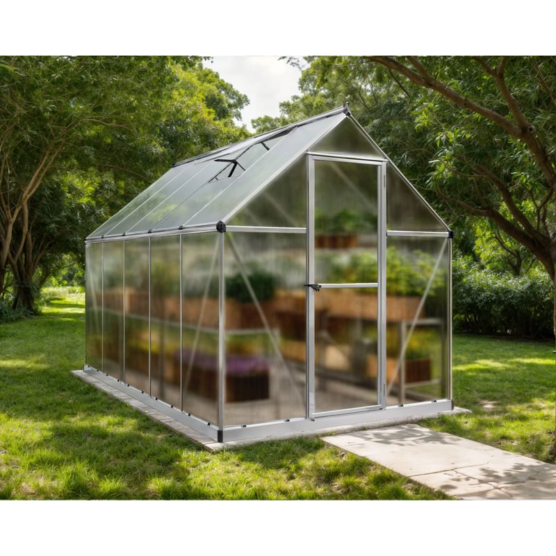 PALRAM - CANOPIA MULTILINE 6' X 10' POLYKARBONÁTOVÝ SKLENÍK (305 X 185 CM) - SKLENÍK, FOLIOVNÍK - ZAHRADA