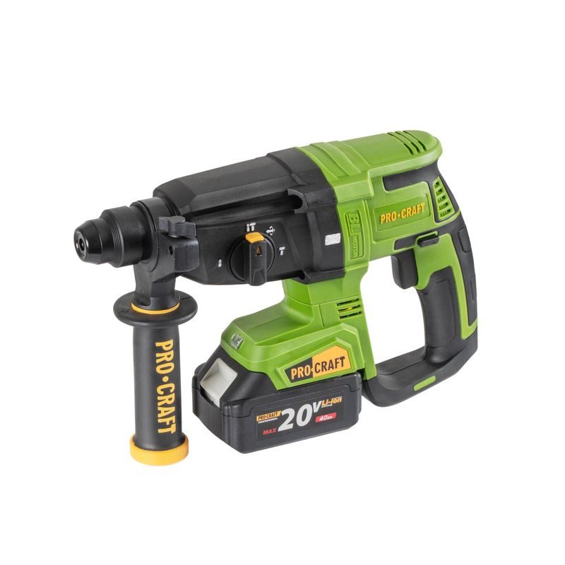 AKU VRTACÍ KLADIVO PROCRAFT PHA40 | PHA40-2B-C PROCRAFT - AKU VRTACÍ, SEKACÍ A KOMBINOVANÁ KLADIVA - AKU NÁŘADÍ