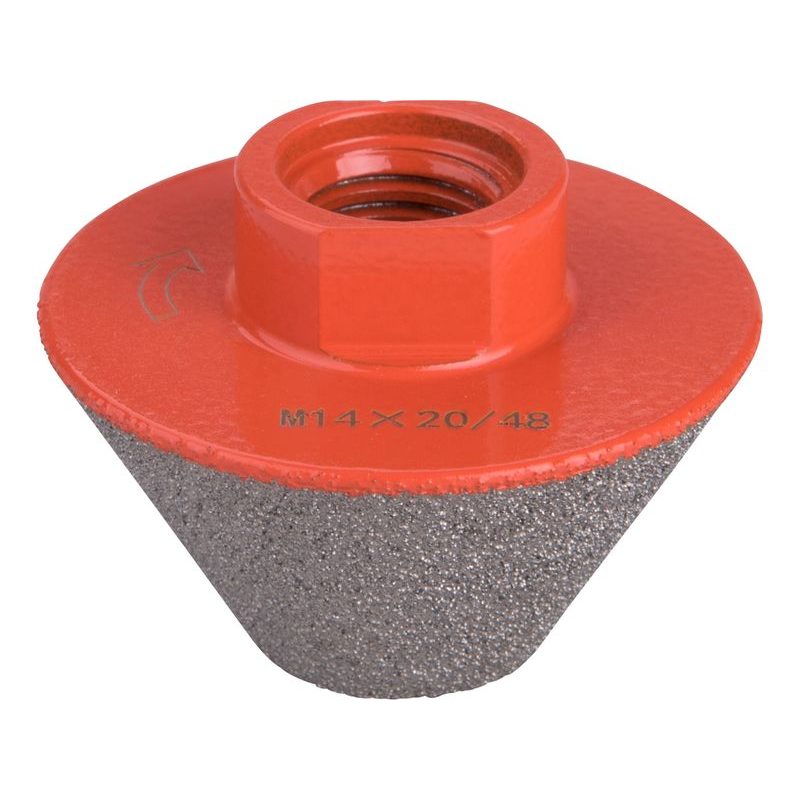 EXTOL PREMIUM KORUNKA BRUSNÁ DIAMANTOVÁ-KOMOLÝ KUŽEL, O 20-48MM, ZÁVIT M14, 8801853 - KORUNKY DIAMANTOVÉ ZÁVIT M14, NA SKLO A KERAMIKU - PŘÍSLUŠENSTVÍ