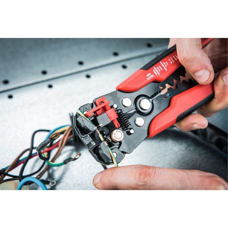 EXTOL PREMIUM KLEŠTĚ ODIZOLOVACÍ/KRIMPOVACÍ AUTOMATICKÉ, 210MM/0,2-6MM2, 8831125 - ODIZOLOVACÍ KLEŠTĚ - RUČNÍ NÁŘADÍ
