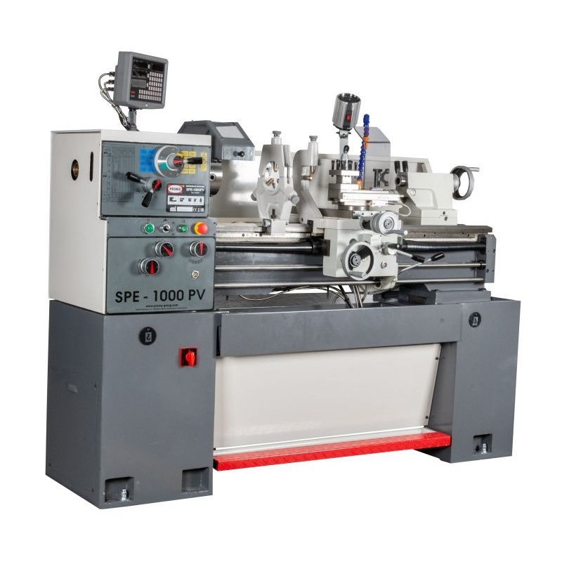 SPE-1000PV - SOUSTRUH NA KOV S DIGITÁLNÍM ODMĚŘOVÁNÍM - SOUSTRUHY - KOVOOBRÁBĚCÍ STROJE