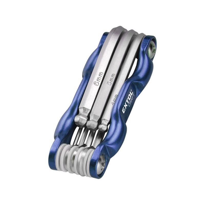 EXTOL CRAFT KLÍČE IMBUS, SADA 7KS, 1,5-6MM, 66006 - L - KLÍČE - RUČNÍ NÁŘADÍ