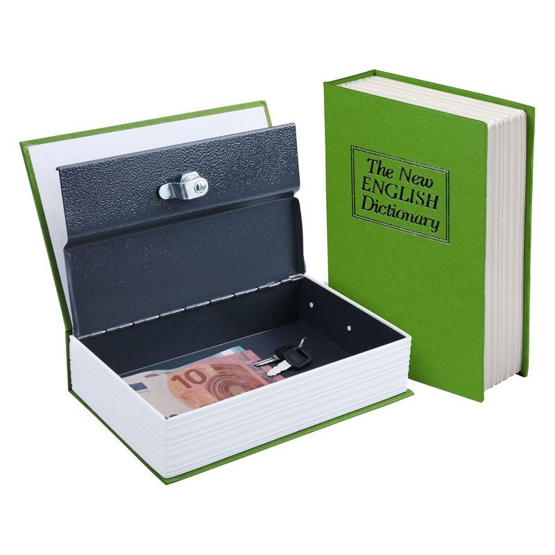 EXTOL CRAFT SCHRÁNKA BEZPEČNOSTNÍ - KNÍŽKA, 245X155X55MM, 99025 - TREZORY, ZAMYKACÍ SKŘÍŇKY - DÍLNA A GARÁŽ