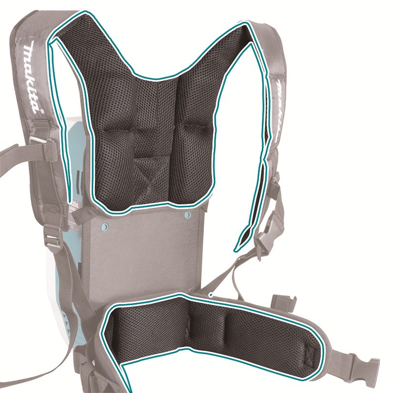 MAKITA VC009GZ01 - AKU-VYSAVAČ ZÁDOVÝ S AWS LI-ION XGT 40V,BEZ AKU Z - AKU VYSAVAČE, FUKARY - AKU NÁŘADÍ