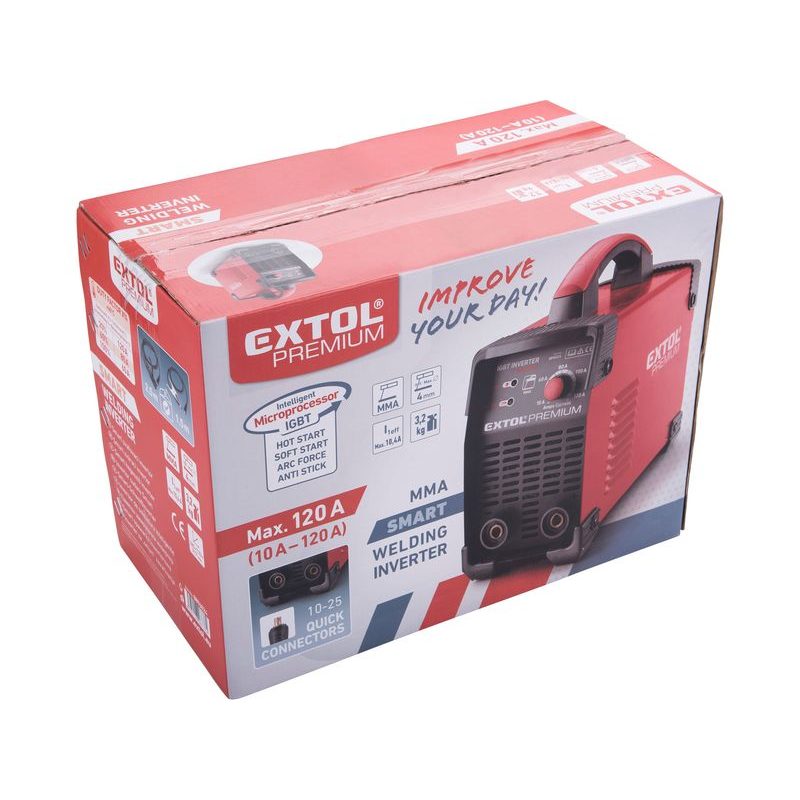 EXTOL PREMIUM INVERTOR SVAŘOVACÍ 120A, 8896024 - SVÁŘECÍ INVENTORY - ELEKTRICKÉ NÁŘADÍ