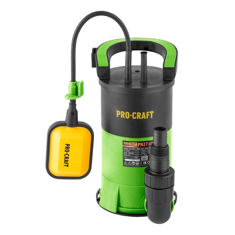ČERPADLO PONORNÉ PROCRAFT PN27 | PN27 PROCRAFT - PONORNÁ ČERPADLA - ZAHRADA