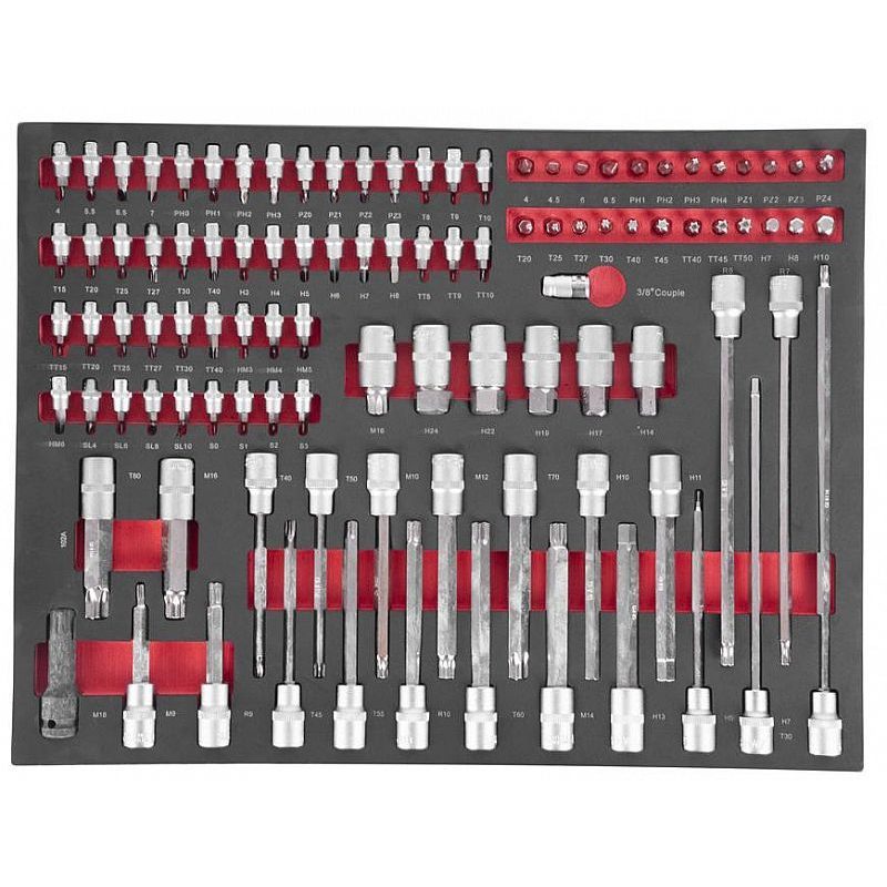 DÍLENSKÝ VOZÍK B239 SKŘÍŇKA, 7 ZÁSUVEK, 249KS NÁŘADÍ - VOZÍKY S NÁŘADÍM - DÍLNA A GARÁŽ