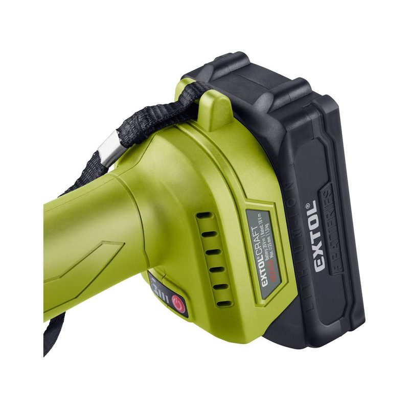 EXTOL CRAFT NŮŽKY ZAHRADNICKÉ AKU, BRUSHLESS, 20V LI-ION, 2AH, 402456 - AKU NŮŽKY NA VĚTVE - ZAHRADA