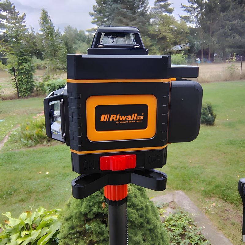 RIWALL HOME RNP-01 SAMONIVELAČNÍ ZAMĚŘOVACÍ LASER + SADA PŘÍSLUŠENSTVÍ - LINIOVÉ LASERY - MĚŘÍCÍ TECHNIKA