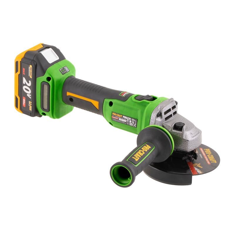 AKU BRUSKA PROCRAFT PWА220 | PWA220 PROCRAFT - AKU UHLOVÉ BRUSKY - AKU NÁŘADÍ