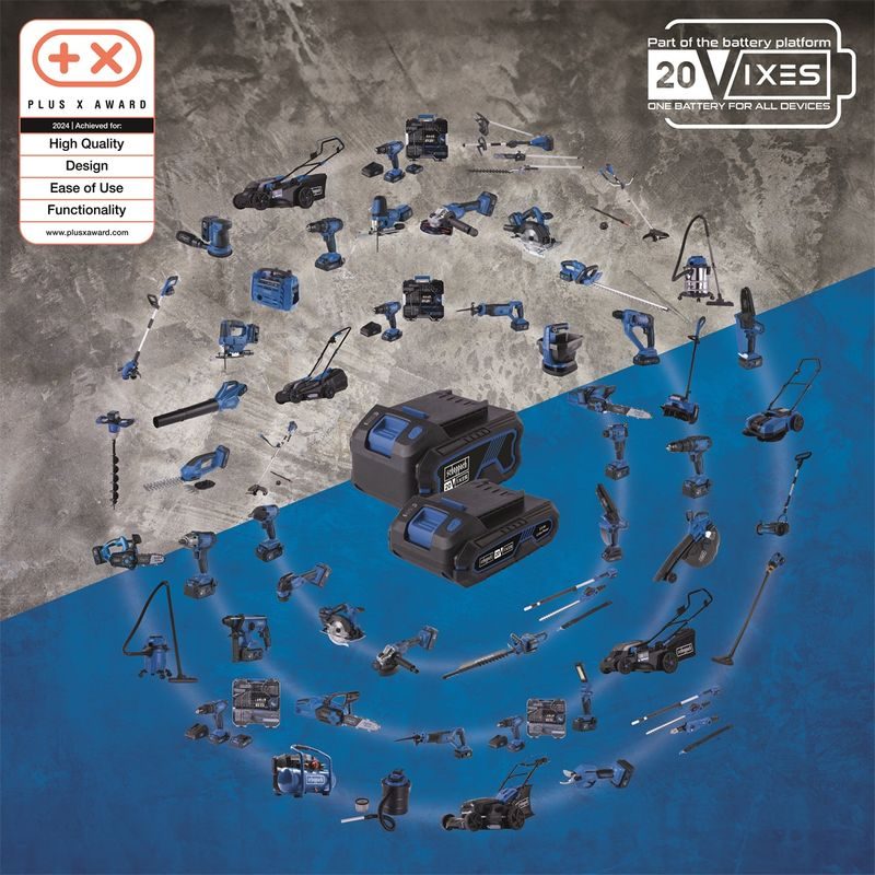 SCHEPPACH SBSK2.0 20 V IXES SET NABÍJEČKY 2,4 A A LITHIUM-IONTOVÉ BATERIE 2 AH - AKUMULÁTORY A NABÍJEČKY SCHEPPACH - NÁHRADNÍ DÍLY