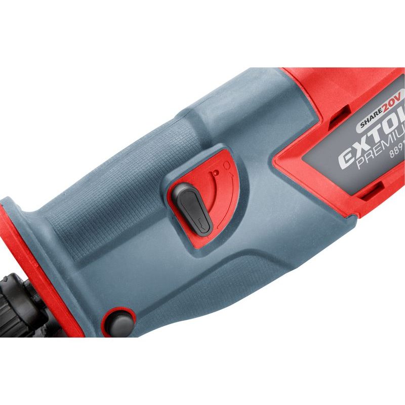 EXTOL PREMIUM 8898314 SADA AKU NÁŘADÍ SHARE20V V TAŠCE, 7KS - VRTAČKA, ÚHLOVÁ BRUSKA, OCASKA, EXCENTRICKÁ BRUSKA, 2X BATERIE, NABÍJEČKA, 8898314 - AKU SADY - AKU NÁŘADÍ