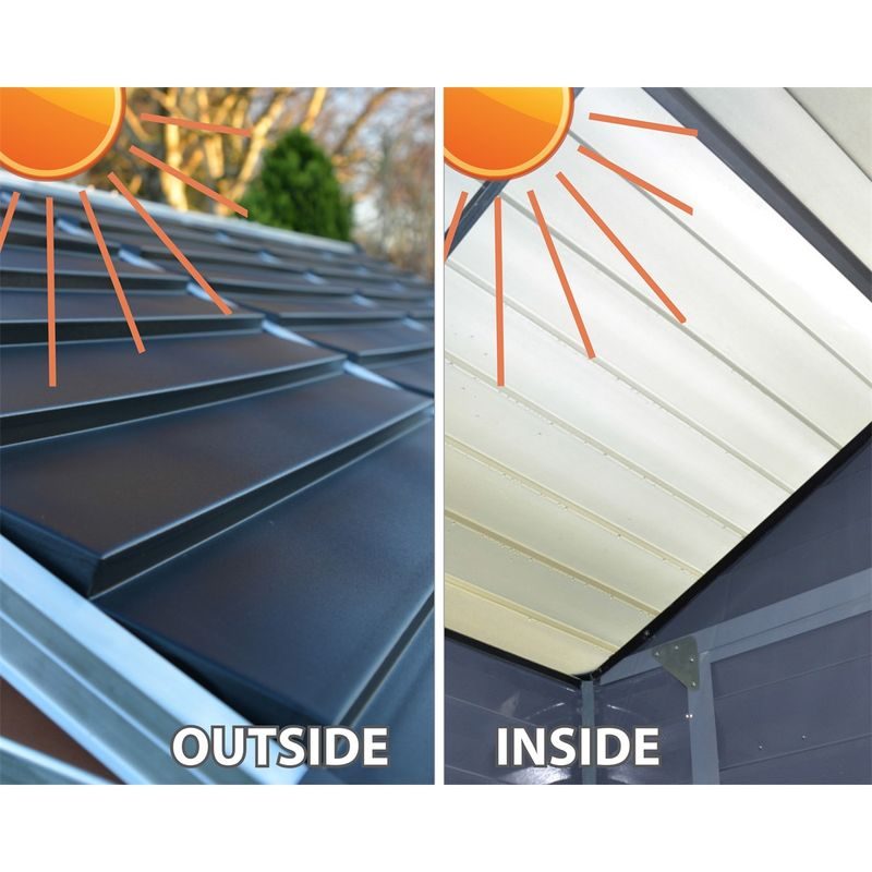 PALRAM - CANOPIA SKYLIGHT 6X5 ANTRACIT ZAHRADNÍ DOMEK - ZAHRADNÍ DOMKY - DŮM A DOMÁCNOST, ELEKTRO..