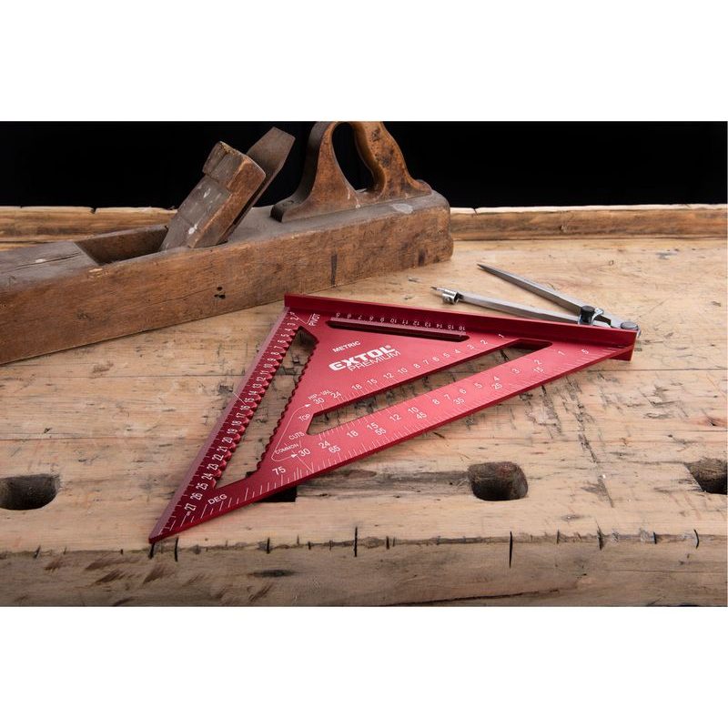 EXTOL PREMIUM ÚHELNÍK TESAŘSKÝ/TRUHLÁŘSKÝ VÍCEÚČELOVÝ, 300MM, KOV, 8825101 - ÚHLOMĚRY - MĚŘÍCÍ TECHNIKA